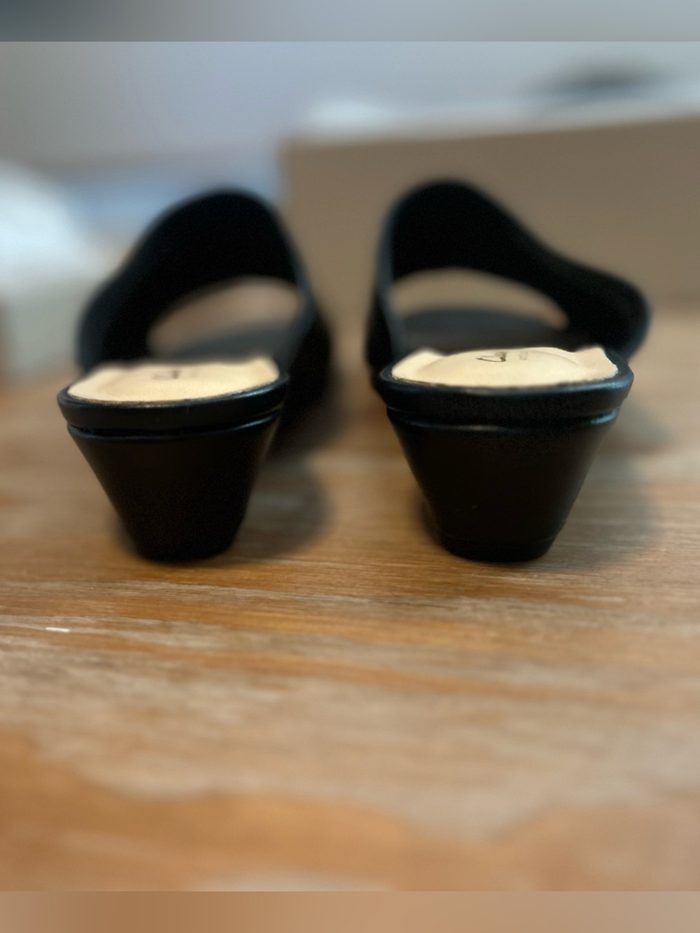Clarks Leather Parram Waltz Sense Slide Sandals - Picture 9 of 11